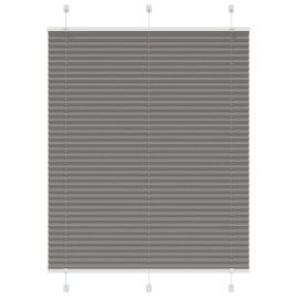 Pleated Blind Anthracite 110x150 cm Fabric Width 109.4 cm Polyester
