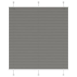 Pleated Blind Anthracite 120x150 cm Fabric Width 119.4 cm Polyester