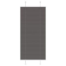Pleated Blind Black 65x100 cm Fabric Width 64.4 cm Polyester