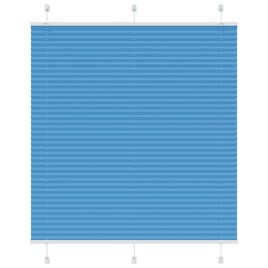 Pleated Blind Blue 120x100 cm Fabric Width 119.4 cm Polyester