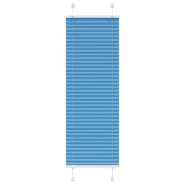 Pleated Blind Blue 45x150 cm Fabric Width 44.4 cm Polyester
