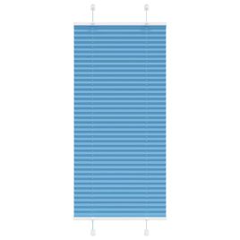 Pleated Blind Blue 60x150 cm Fabric Width 59.4 cm Polyester