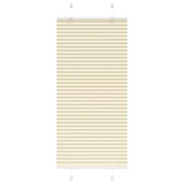 Pleated Blind Cream 60x100 cm Fabric Width 59.4 cm Polyester