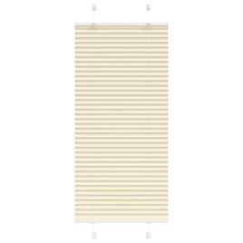 Pleated Blind Cream 65x100 cm Fabric Width 64.4 cm Polyester