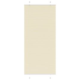 Pleated Blind Cream 85x200 cm Fabric Width 84.4 cm Polyester