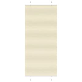 Pleated Blind Cream 95x200 cm Fabric Width 94.4 cm Polyester