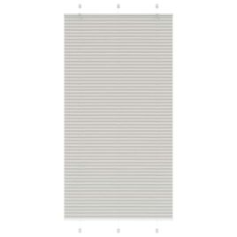 Pleated Blind Light Grey 110x200 cm Fabric Width 109.4 cm Polyester