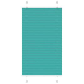 Pleated Blind Petrol Green 70x100 cm Fabric Width 69.4 cm Polyester