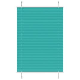 Pleated Blind Petrol Green 100x100 cm Fabric Width 99.4 cm Polyester