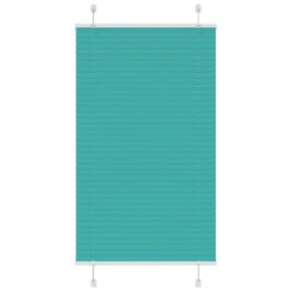 Pleated Blind Petrol Green 75x150 cm Fabric Width 74.4 cm Polyester