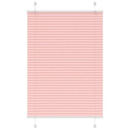 Pleated Blind Pink 100x100 cm Fabric Width 99.4 cm Polyester