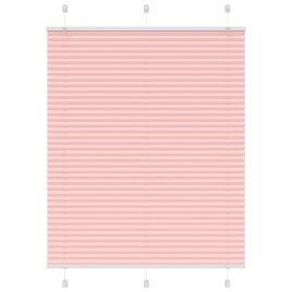 Pleated Blind Pink 110x100 cm Fabric Width 109.4 cm Polyester