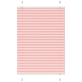 Pleated Blind Pink 85x150 cm Fabric Width 84.4 cm Polyester