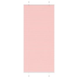 Pleated Blind Pink 90x200 cm Fabric Width 89.4 cm Polyester