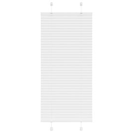 Pleated Blind White 55x150 cm Fabric Width 54.4 cm Polyester