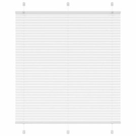 Pleated Blind White 115x150 cm Fabric Width 114.4 cm Polyester