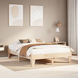 Bedframe 150x200cm King Size Solid Wood Pine