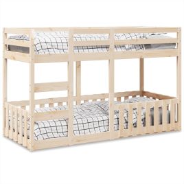 Solid Wood Pine Bunkbed 90x190cm - Natural