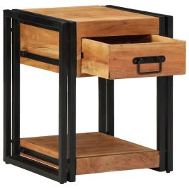 Nightstand 40x40x50 cm Solid Acacia Wood