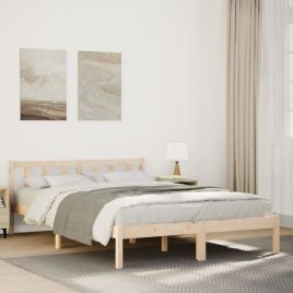 Extra Long Bedframe 140x210cm Solid Wood Pine