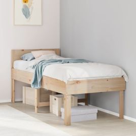 Bedframe 90x190cm Single Solid Wood Pine