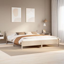 Bedframe 200x200cm Solid Wood Pine