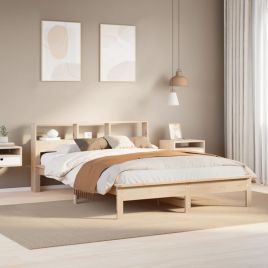 Bedframe 140x190cm Solid Wood Pine