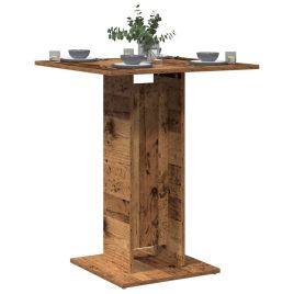 ELRBRO Bistro Table 60x60x75 cm Wooden - Old Wood