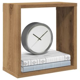 Wall Cube Shelves 4 pcs Artisan Oak 30x15x30 cm Engineered Wood