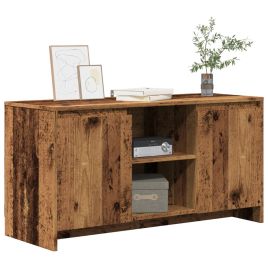 TV Cabinet Old Wood 102x37.5x52.5 cm Engineered Wood
