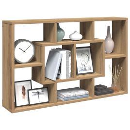 Wall Shelf Artisan Oak 85x16x52.5 cm Engineered Wood