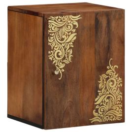 Bathroom Wall Cabinet 38x33x48 cm Solid Wood Mango