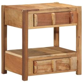 Side Table 43x32x46 cm Solid Wood Reclaimed