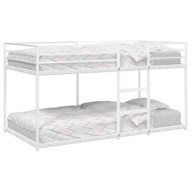 Bunkbed White 75x190cm Steel