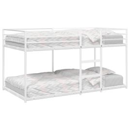 Bunkbed White 100x200cm Steel