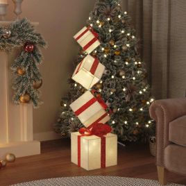 JOLLIX Christmas Decoration Gift Box 80 LEDs Warm White