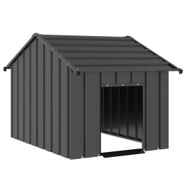 Dog House with Roof 83x130x85 cm Galvanised Steel