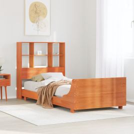 Bedframe Wax Brown 75x190cm Small Single Solid Wood Pine