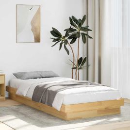 Bedframe 75x190cm Solid Oak Wood
