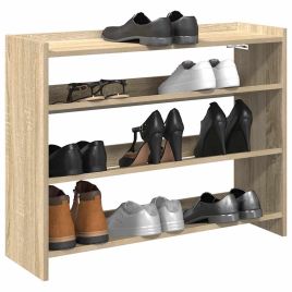 BESVIR Medium Shoe Rack Sonoma Oak