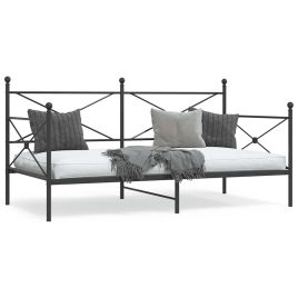 Daybed Black 100x190cm Steel