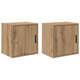 Garage Wall Cabinets 2 pcs Artisan Oak Engineered Wood
