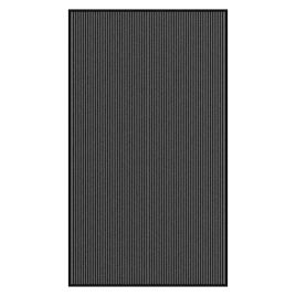 Doormat Stripe Black and Grey 115x200 cm