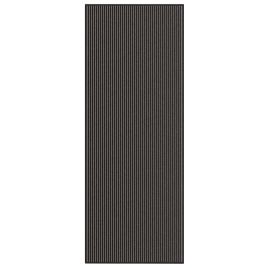 Doormat Stripe Black and Grey 115x300 cm
