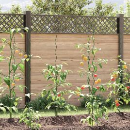 BLIWOD Plant Support 50 pcs 150x0.6x0.6 cm Steel - Green