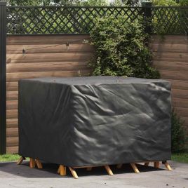 RELM Furniture Cover Plain 125x125x74 cm Fabric - Black