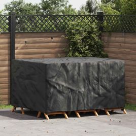 RELM Furniture Cover Plain 180x120x74 cm 420D - Black