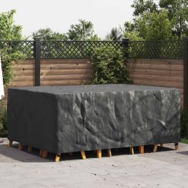 RELM Furniture Cover Plain 220x190x85 cm 210D - Black
