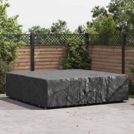RELM Furniture Cover Plain 260x260x90 cm 600D - Black