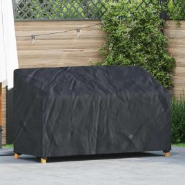 RELM Garden Bench Cover 165x70x65/94 cm 210D Oxford Fbric - Black